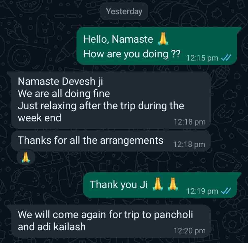 Nagarjuna Travels Customer Testimonial 40